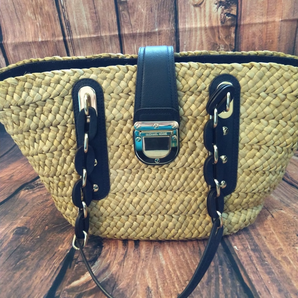 Michael Kors navy blue purse